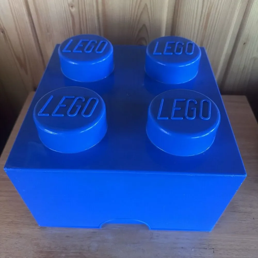 LEGO Room Copenhagen Blue 4-Stud Storage Brick Drawer Stackable Organizer